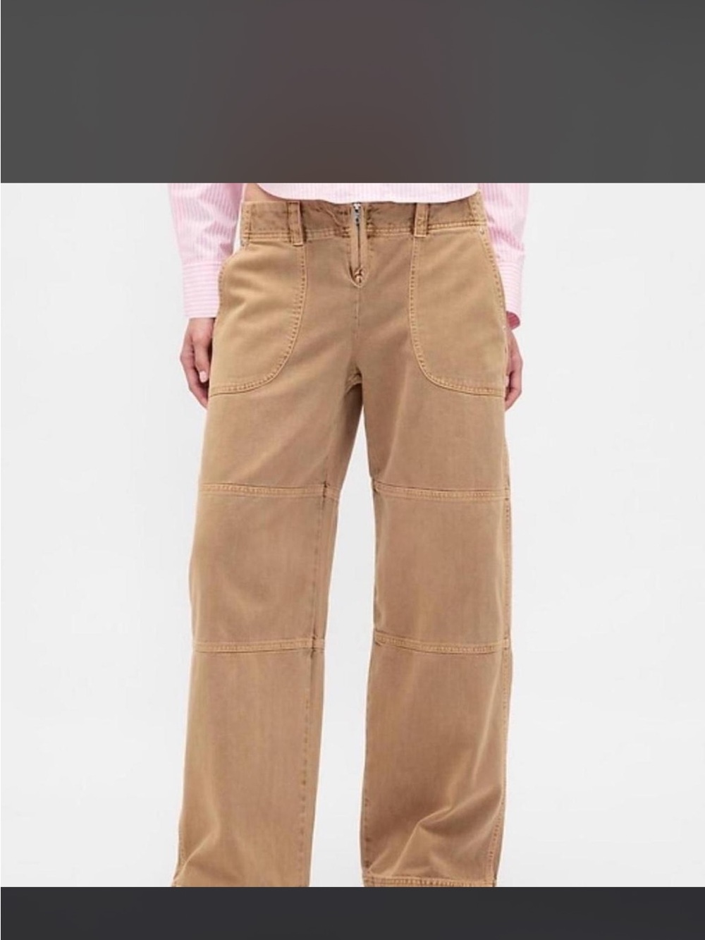 Sandy Liang x Gap Wide-Leg Carpenter Pants